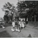 Landerijen in Monowice op de plaats van het latere bouwterrein van IG Farben, zomer 1940. Collectie: Hans Citroen