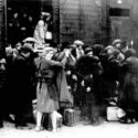 L'arrivée des Juifs hongrois à Birkenau - Source : Album de Lilly Jacob, Yad Vashem