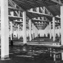Construction de l’aciérie Krupp en 1942. Collection : Hans Citroen